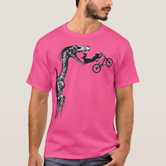 Camiseta Bmx Bike Cyclist Dinosaur Bicicleting Biking