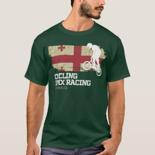 Camiseta BMX Bike Georgia Flag ciclismo BMX 3