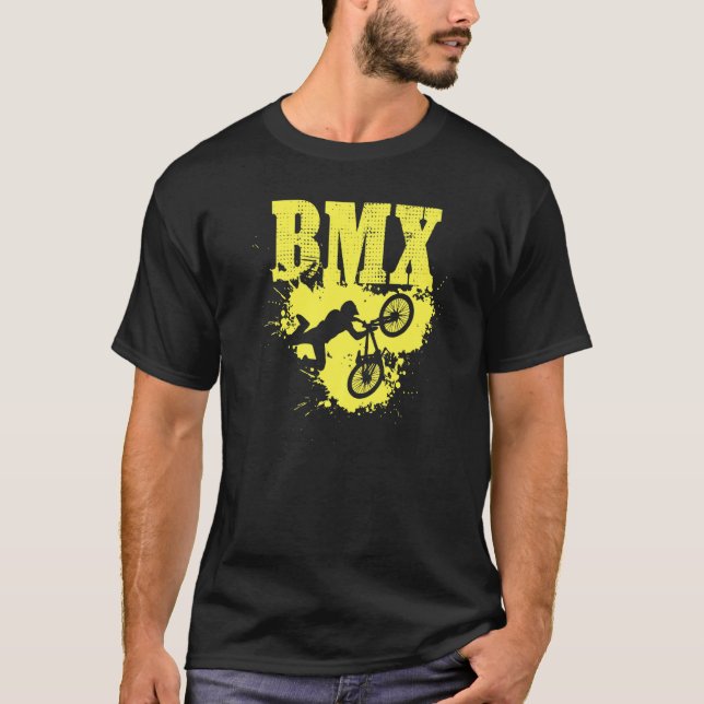 Camiseta Bmx Bike Rider Action Shot (Frente)