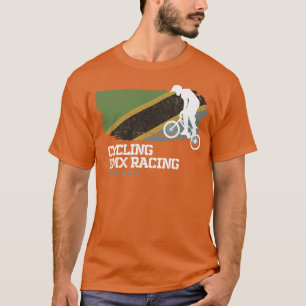 Camiseta BMX Bike Tanzânia Flag Biking Racing BMX