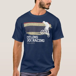 Camiseta BMX Bike Thailand Flag Biking Cycling Racing BMX