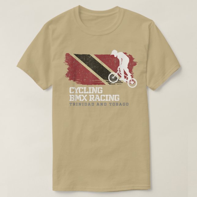 Camiseta BMX Bike Trinidad e Tobago Banking Cycling Rac (Frente do Design)