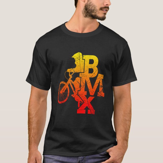 Camiseta Bmx Biker Bicicleta Ciclista Halfpipe Ciclistas Bm (Frente)