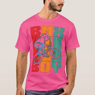 Camiseta Bmx Boy Bicycle Lover Extreme Sports Biker Bmx Rac