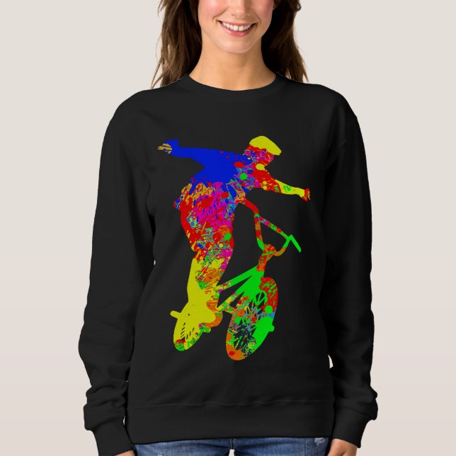 Camiseta BMX color bike fans bike  MTB biker BMX (Frente)