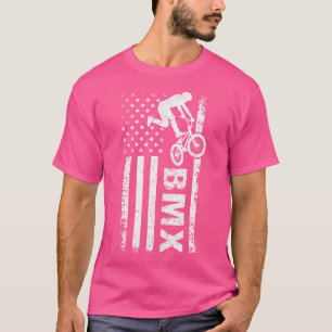 Camiseta Bmx Flag Usa American Flag Esporte Fan Bike