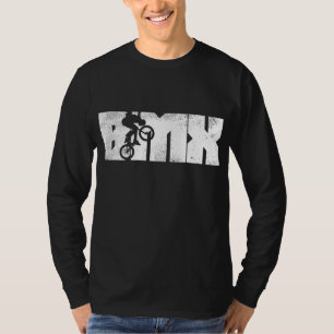 Camiseta BMX Letras Bike Stunt Flatland Ciclismo Bic