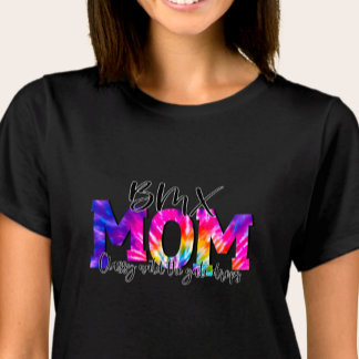 Camiseta BMX Mãe Clássica Até O Portão Cair A Bicicleta Eng