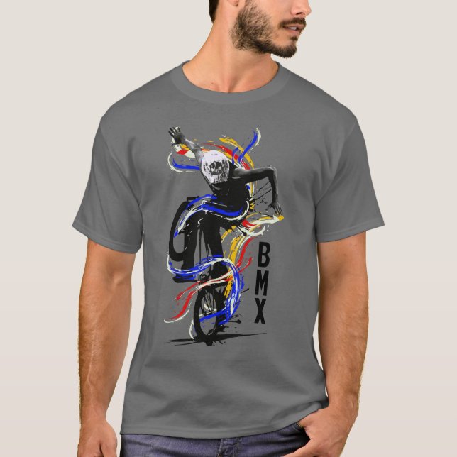 Camiseta Bmx Old School Bike Flatland (Frente)