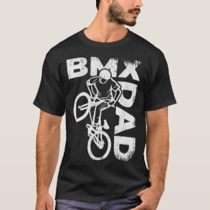 Camiseta BMX Padre BMX Rider Bike Motocross Dia dos Pais