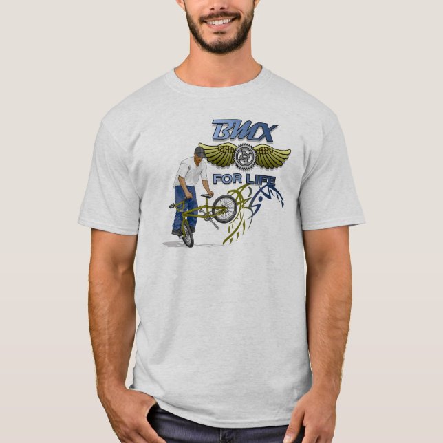 Camiseta BMX para a vida (Frente)
