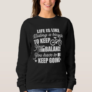 Camiseta BMX Retro Bicicleta De Montanha Ciclista A vida é