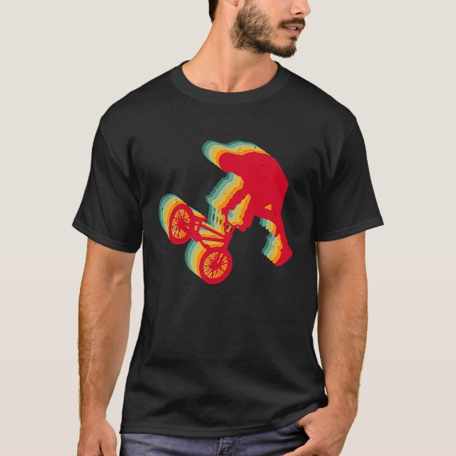 Camiseta BMX Rider Bike Bicycle Stunt Racing  Extreme Outdo (Frente)