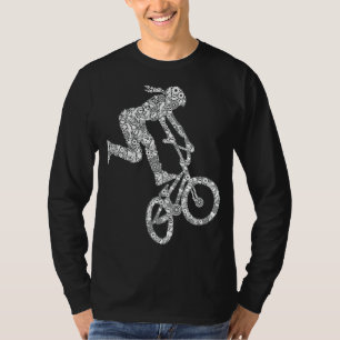 Camiseta Bmx Rider Girl Bicycle Stunt Racing Girls
