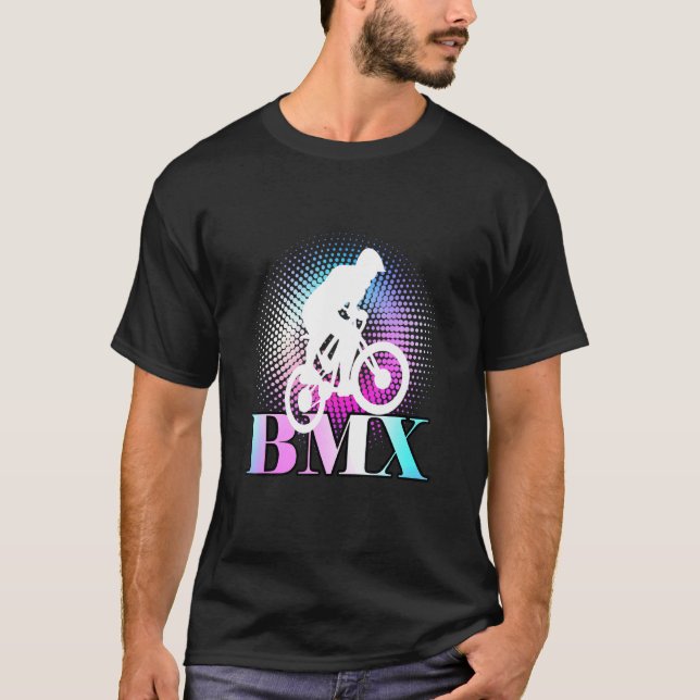 Camiseta Bmx Stunts Bike Bicycle Motocross 18 (Frente)