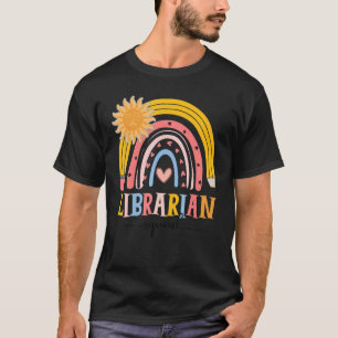 Camiseta Bô Arco-Íris Bibliotecário Esquadrão Primeiro Dia 