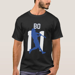 Camiseta Bo Bichette 11 Blue Jays Trabalho de arte Essentia