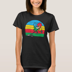 Camiseta Bo dos Esportes de Conhecimento do Autismo Retro d