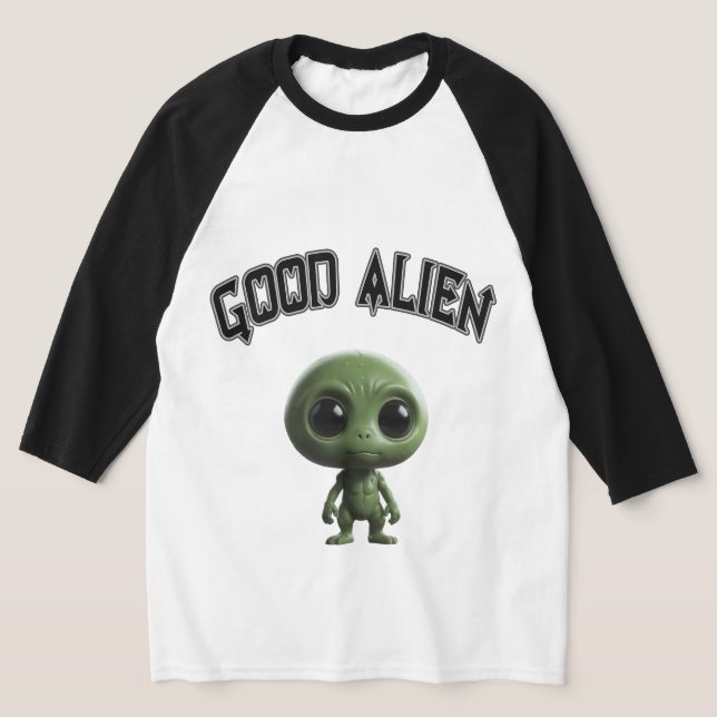 Camiseta Boa alienígena Raglan (Postura )