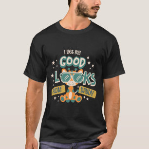 Camiseta Boa Aparência Do Papai Citação Divertida Para Cria