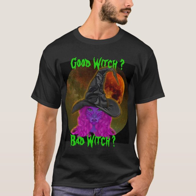Camiseta Boa Bruxa Má Festa de Halloween (Frente)