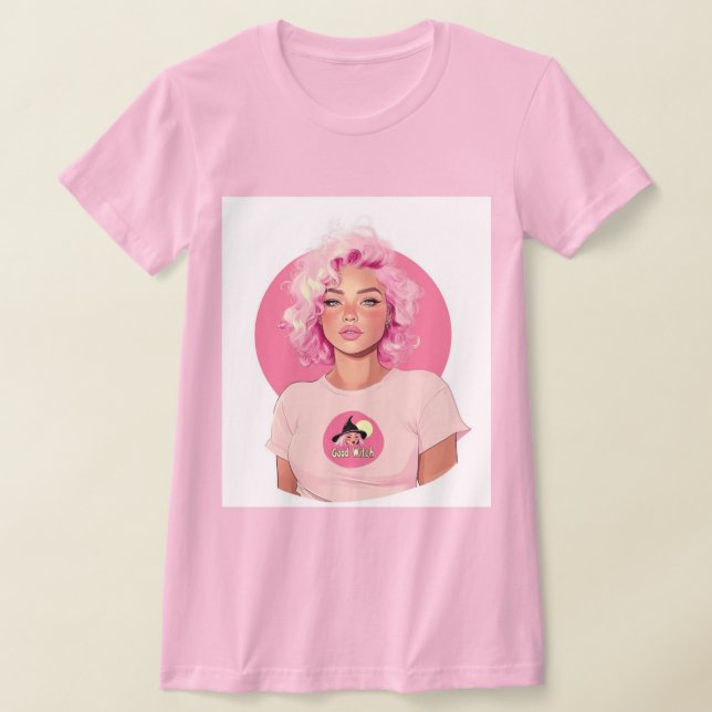 Camiseta Boa Bruxa! Tee (Rosa) (Postura )
