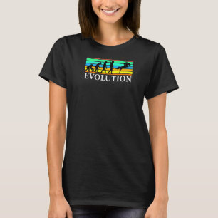Camiseta Boa Corrida de Cavalos Bitcoin Crypto Evolução Ras