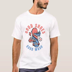 Camiseta Boa disposição para calçados