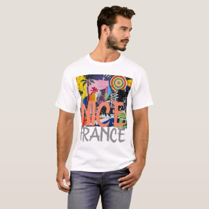 Camiseta Boa França, Grafite Mural Shirt, 2 Homens