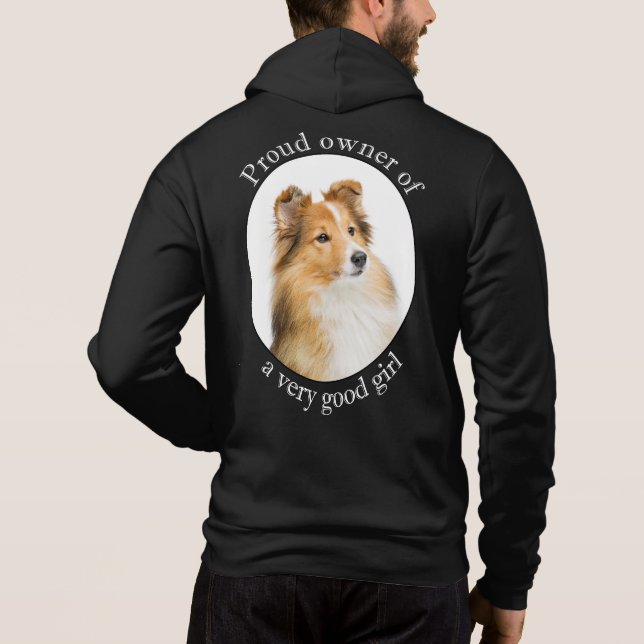 Camiseta Boa Garota Sheltie (Verso)