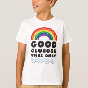 Camiseta Boa Glicose (Arco-íris)