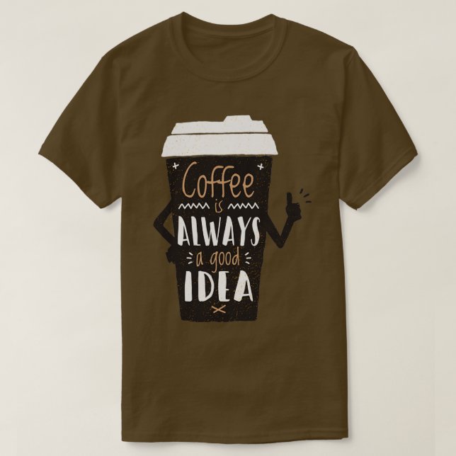 CAMISETA BOA IDEIA CAFÉ (Frente do Design)