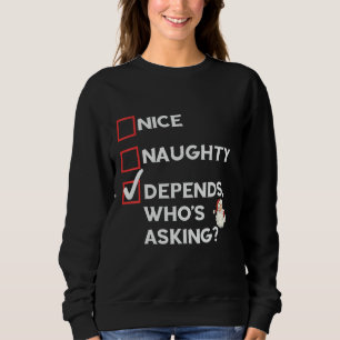 Camiseta Boa lista de natal, Adultos Homens Meninas Criança