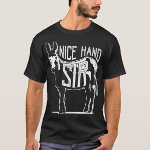 Camiseta Boa Mão Sir Donkey Poker Engraçado Design de Jog