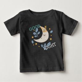 Camiseta Boa Noite Meia Lua Fofa
