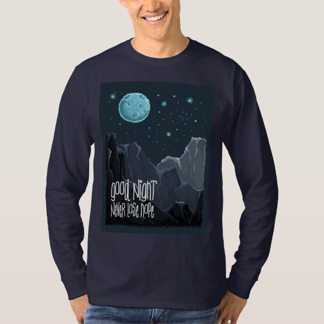 Camiseta Boa Noite Nunca Perder Esperança (Frente)