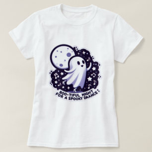 Camiseta Boa noite para dança assustadora trocadilho