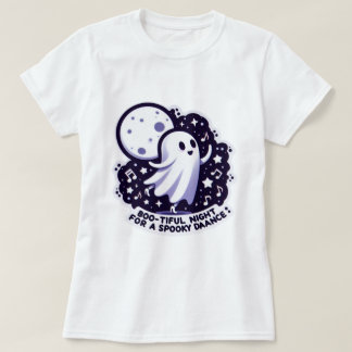 Camiseta Boa noite para dança assustadora trocadilho