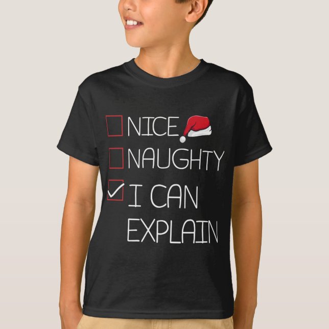 Camiseta Boa Noite Posso Explicar Feliz Natal (Frente)