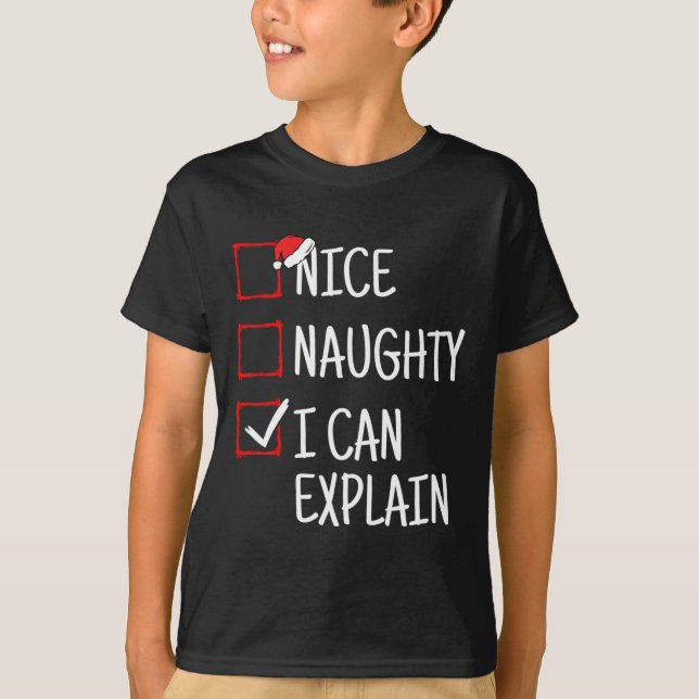 Camiseta Boa Noite Posso Explicar Um Feliz Natal (Frente)