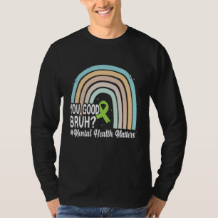 Camiseta Boa Saúde Brutal Cérebro Humano Awar Mental