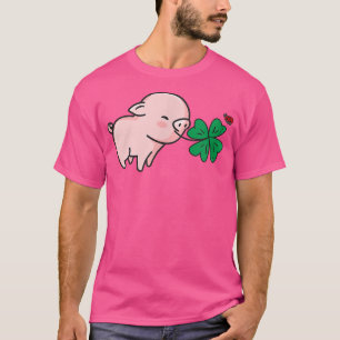 Camiseta Boa Sorte - Sortuda Piglet Piglet Pig Ladybird Qua