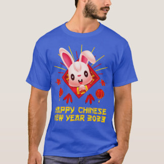 Camiseta Boa sorte Zodiac Feliz Ano Novo Chinês do Carangue