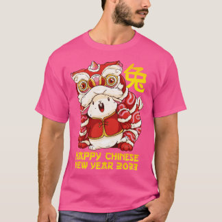Camiseta Boa sorte Zodiac Feliz Ano Novo Chinês do Carangue