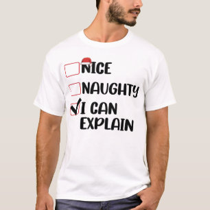 Camiseta Boa Travessa Posso Explicar Lista de Natal Papai N