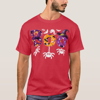 Camiseta BOA TRIPULAÇÃO Fantasma Pumpkins Spiders Bats Hall