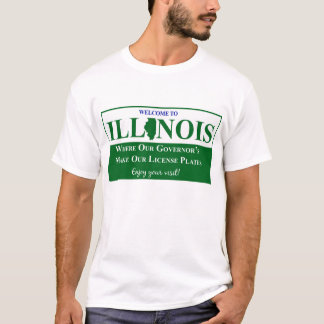 Camiseta Boa vinda a Illinois - onde nosso governador…