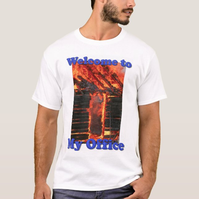 Camiseta Boa vinda a meu escritório (Frente)