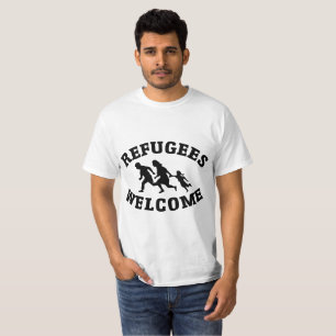 Camiseta Boa vinda dos refugiados