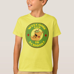 Camiseta boa vinda para trás